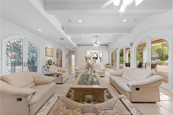 Interior, Living room, Recessed Lighting