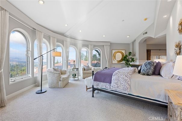 Bedroom, Interior, Recessed Lighting