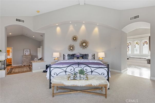 Bedroom, Interior, Recessed Lighting