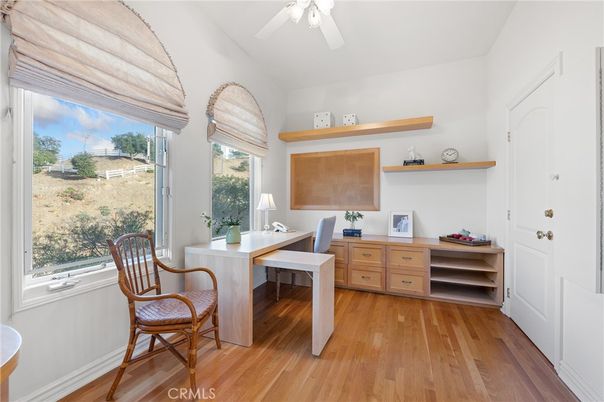 Home Office, Interior, Wood Texture Flooring