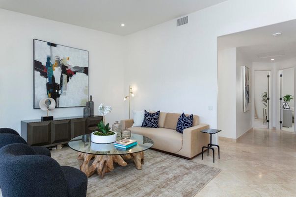 Interior, Living room, Recessed Lighting