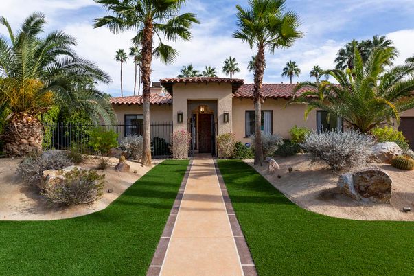 Backyard, Exterior, Facade, Spanish Mediterranean