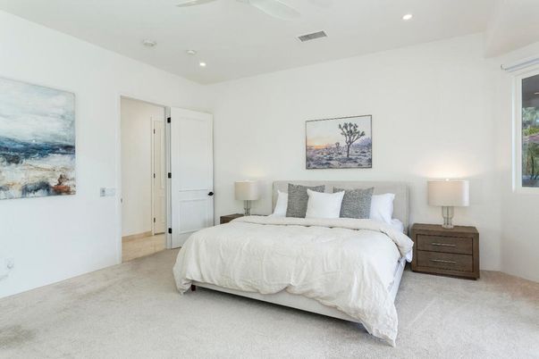 Bedroom, Interior, Recessed Lighting