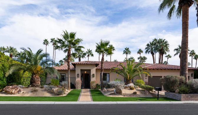 Exterior, Facade, Spanish Mediterranean