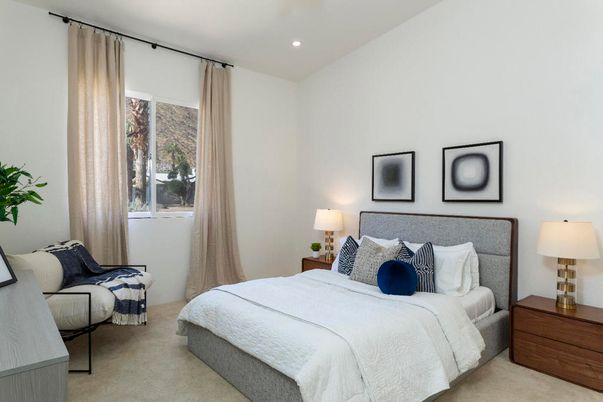 Bedroom, Interior, Recessed Lighting