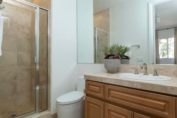 Bathroom, Glass Shower, Interior
