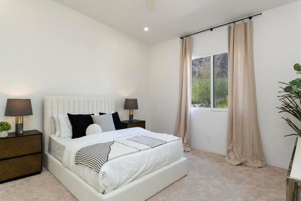 Bedroom, Interior, Recessed Lighting