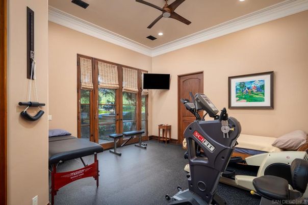 Fitness Equipment, Interior, Recessed Lighting