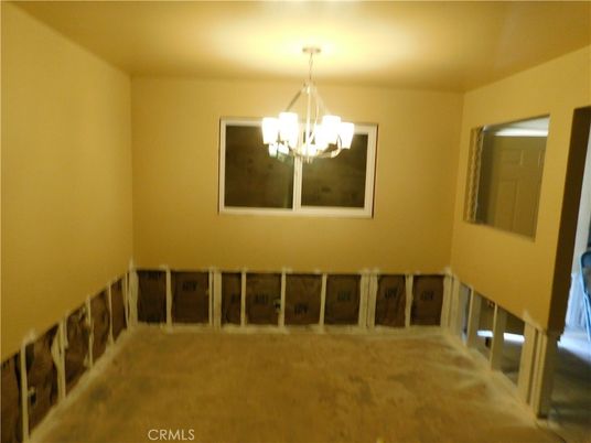 Chandelier, Empty room, Interior