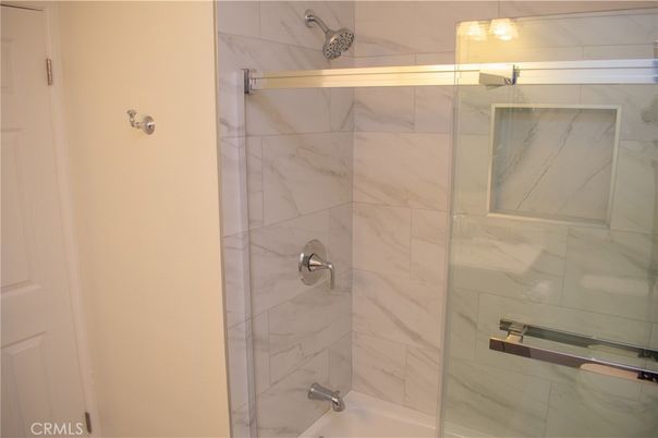 Bathroom, Glass Shower, Interior, Marble Walls