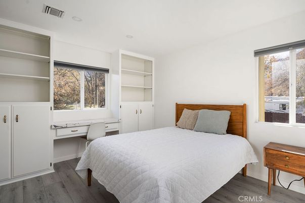 Bedroom, Home Office, Interior, Wood Texture Flooring