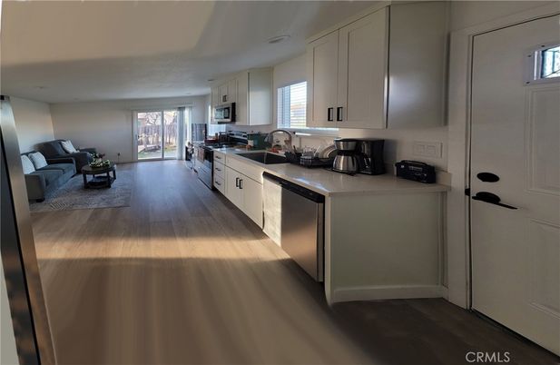 Interior, Kitchen, Living room, Wood Texture Flooring