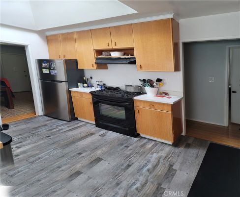 Interior, Kitchen, Wood Texture Flooring