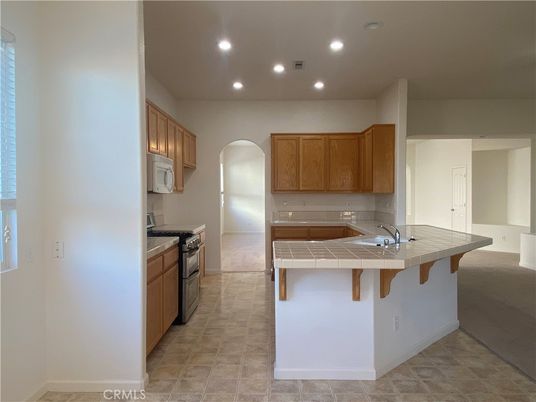 Interior, Kitchen, Recessed Lighting, Tile Countertops