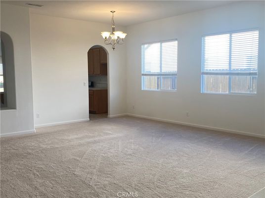 Chandelier, Empty room, Interior