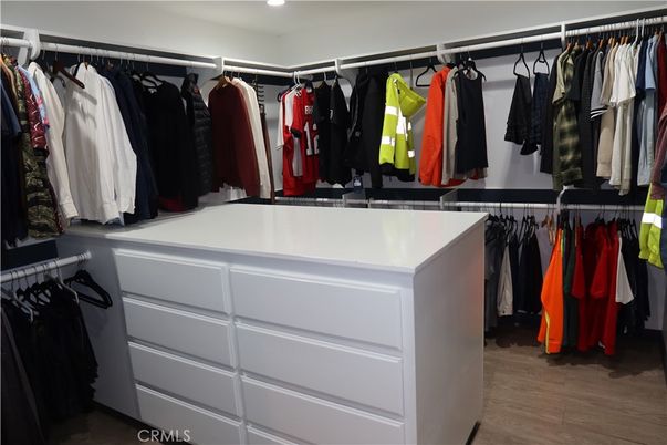Interior, Recessed Lighting, Walk-in Closets, Wood Texture Flooring