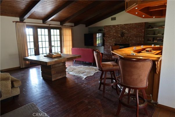 Interior, Recessed Lighting, Stone Walls, Wooden Beams, Wooden Ceilings, Wood Texture Flooring