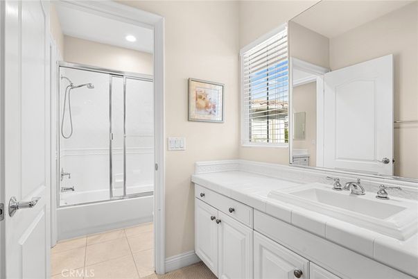 Bathroom, Glass Shower, Interior, Recessed Lighting, Tile Countertops