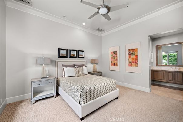 Bedroom, Interior, Recessed Lighting