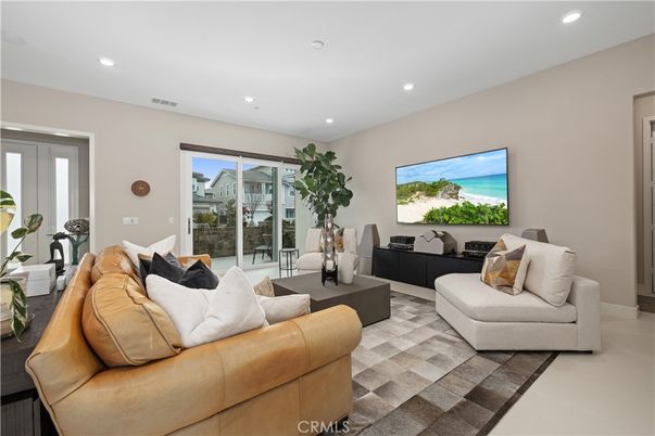 Interior, Living room, Recessed Lighting