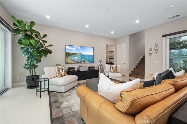 Interior, Living room, Recessed Lighting