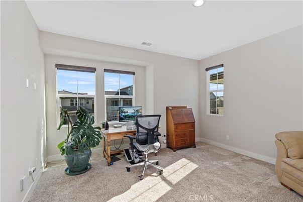 Home Office, Interior, Recessed Lighting