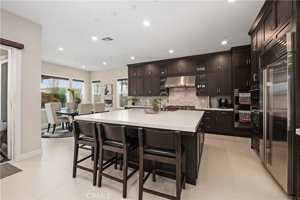 Dining room, Interior, Kitchen, Recessed Lighting, Stainless Steel Appliances