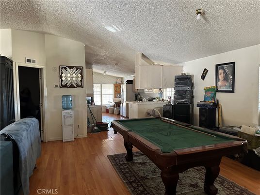Billiard Table, Game Room, Interior, Wood Texture Flooring