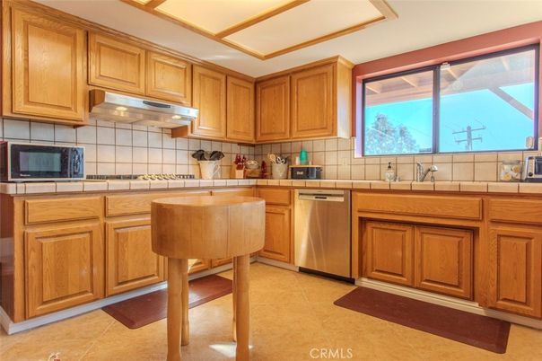 Interior, Kitchen, Stainless Steel Appliances, Tile Countertops