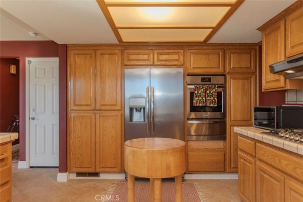 Interior, Kitchen, Stainless Steel Appliances, Tile Countertops