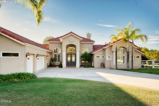 Attached, Backyard, Exterior, Facade, Mediterranean