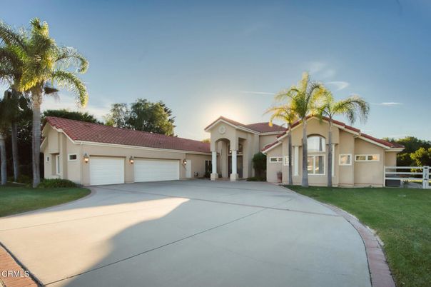 Attached, Backyard, Exterior, Facade, Mediterranean
