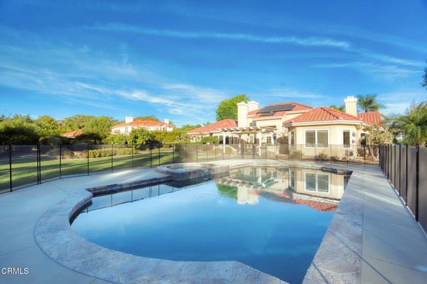 Exterior, Pool, Solar Panels