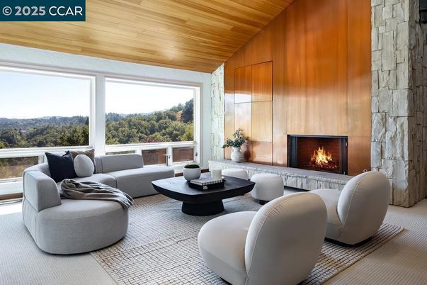 Fireplace, Interior, Living room, Wooden Ceilings, Wooden Walls