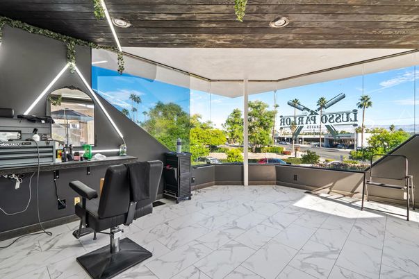 Home Office, Interior, Marble, Recessed Lighting, Water, Wooden Ceilings