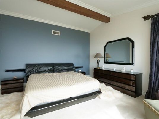 Bedroom, Interior, Wooden Beams
