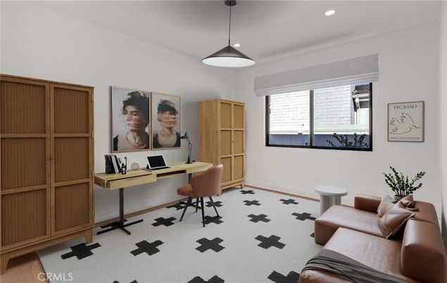 Home Office, Interior, Pendant Lights, Recessed Lighting