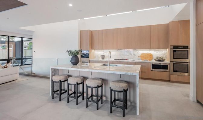 Interior, Kitchen, Recessed Lighting, Stainless Steel Appliances