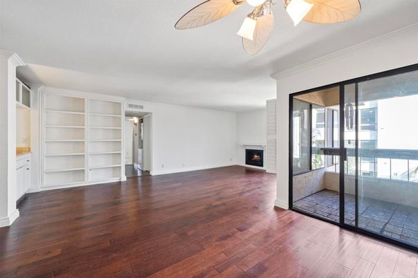 Empty room, Fireplace, Interior, Wood Texture Flooring