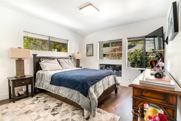 Bedroom, Interior, Wood Texture Flooring