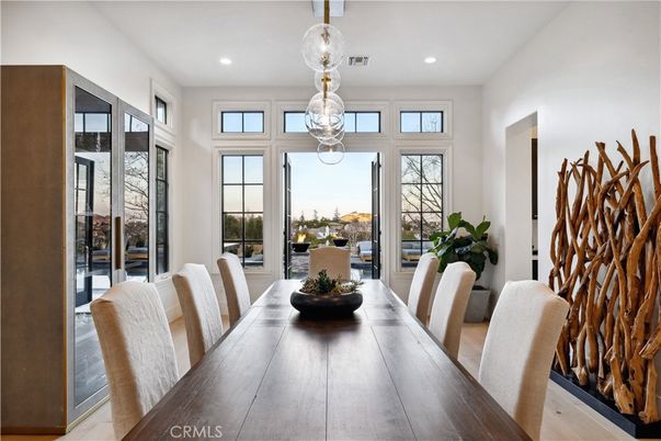 Dining room, Interior, Pendant Lights, Recessed Lighting