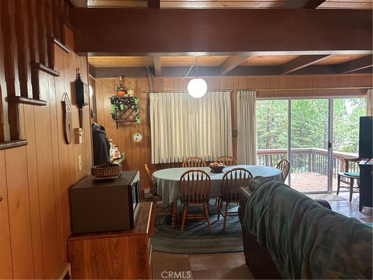 Dining room, Interior, Wooden Walls