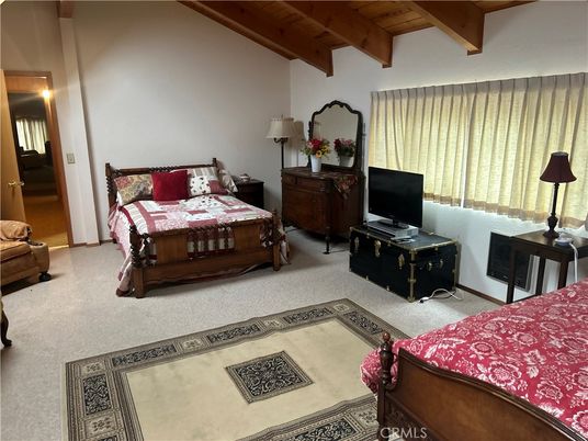 Bedroom, Interior, Wooden Beams, Wooden Ceilings