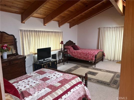 Bedroom, Interior, Wooden Beams, Wooden Ceilings