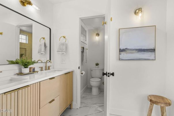Bathroom, Dual Sink Vanities, Interior, Marble