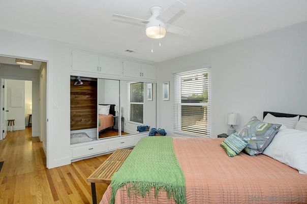 Bedroom, Interior, Wood Texture Flooring