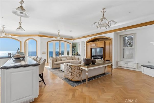 Chandelier, Interior, Living room, Water, Wood Texture Flooring