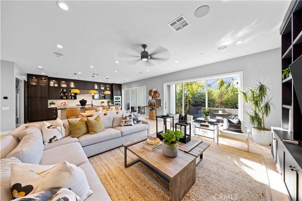 Dining room, Interior, Kitchen, Living room, Pendant Lights, Recessed Lighting