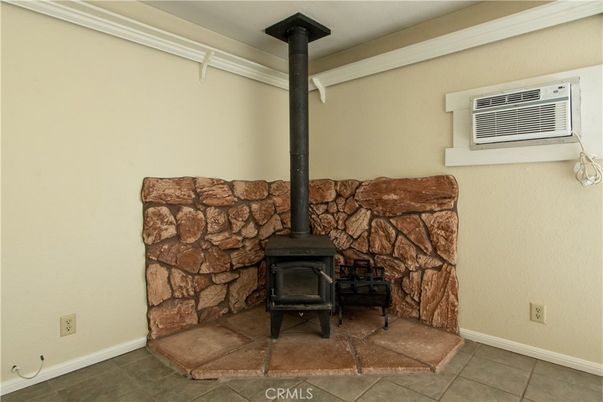 Fireplace, Interior, Stone Walls