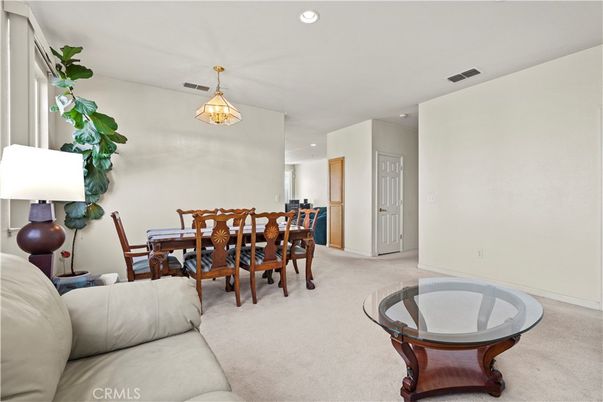 Dining room, Interior, Recessed Lighting